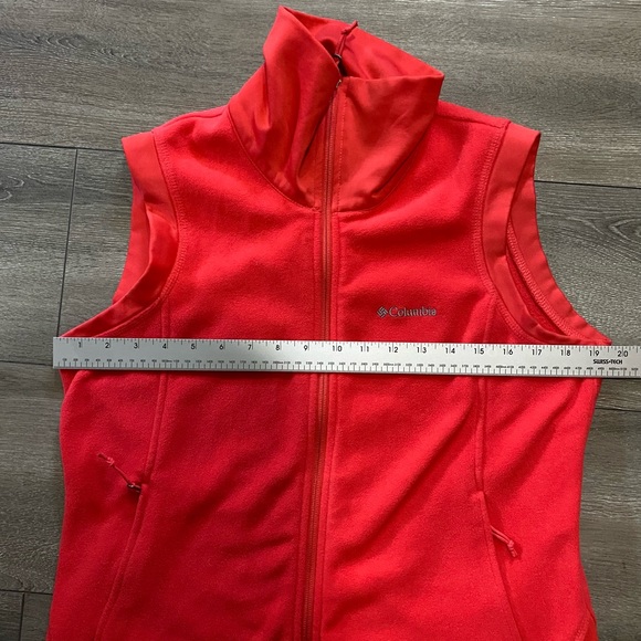 Columbia Fleece Vest Sleeveless Full Zip Women's L - Picture 5 of 6